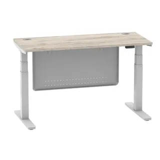 Air Height Adjustable Slimline Desk With Cable Ports