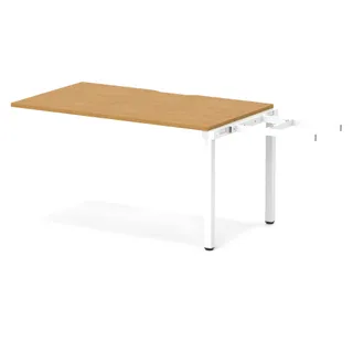 Evolve Plus Single Row Bench Desk Extension Kit