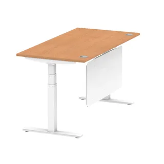 Air Height Adjustable Desk With Cable Ports