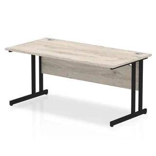 Impulse Straight Desk Cantilever Leg