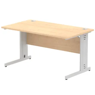 Impulse Straight Desk Cable Managed Leg