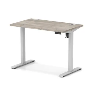 EE - Air Lite Height Adjustable Slimline Desk With Cable Ports