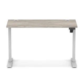 Air Lite Height Adjustable Slimline Desk With Cable Ports