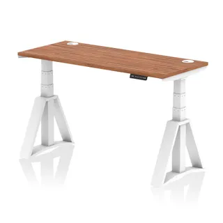Air Height Adjustable Slimline Desk With Cable Ports
