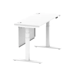 Air Height Adjustable Slimline Desk With Cable Ports