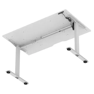 Air Lite Height Adjustable Desk With Scalloped Edge