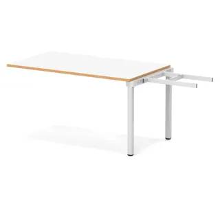 Evolve Plus Single Row Bench Desk Extension Kit