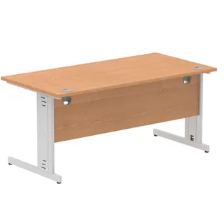 Impulse Straight Desk Cable Managed Leg