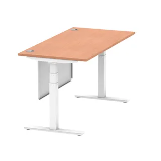 Air Height Adjustable Desk With Cable Ports