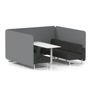 Brixworth Bench Booth in Two Tone