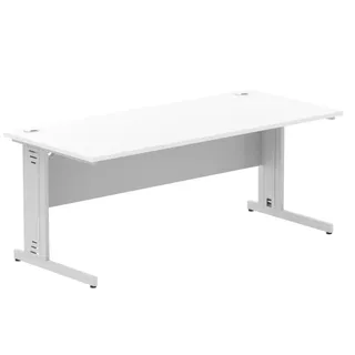 Impulse Straight Desk Cable Managed Leg