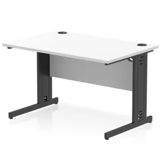 Impulse Straight Desk Cable Managed Leg