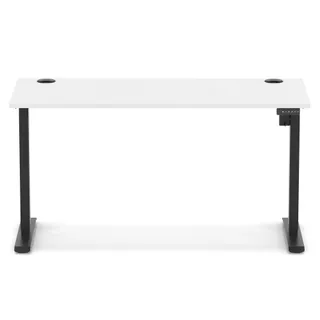 Air Lite Height Adjustable Slimline Desk With Cable Ports