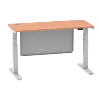 Air Height Adjustable Slimline Desk With Cable Ports