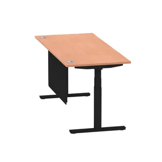 Air Height Adjustable Desk With Cable Ports