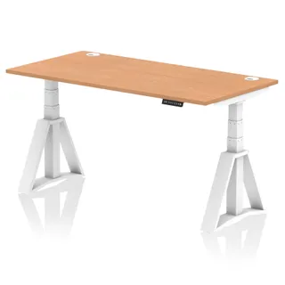 Air Height Adjustable Desk With Cable Ports