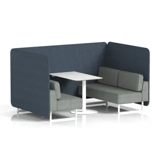 Brixworth Bench Booth in Two Tone