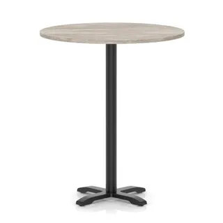 Italia Round Poseur Table With Cross Base