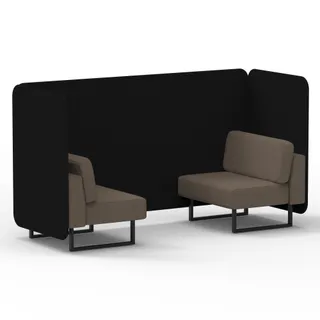 Brixworth Bench Booth in Two Tone