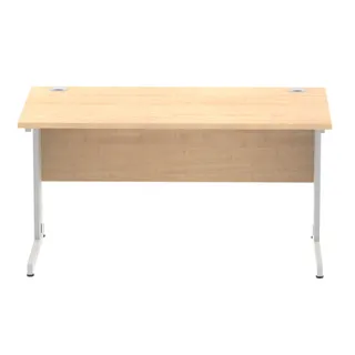 Impulse Straight Desk Cable Managed Leg