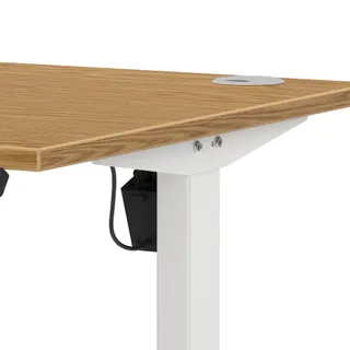Air Lite Height Adjustable Desk With Cable Ports