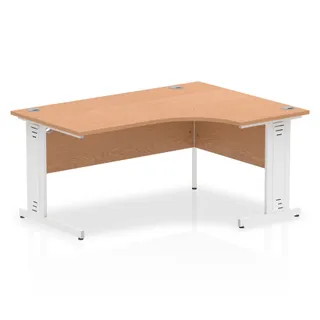 Impulse Crescent Desk Cable Managed Leg