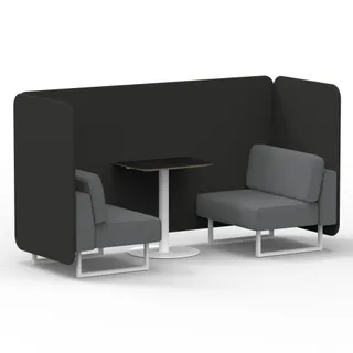 Brixworth Bench Booth in Two Tone