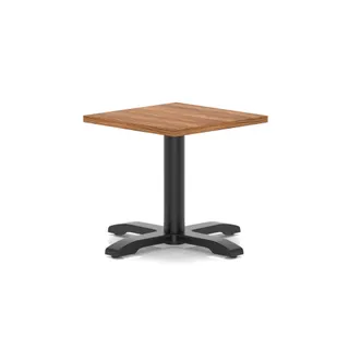 Italia Square Coffee Table With Cross Base