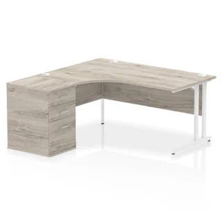 OE - Impulse Cantilever Crescent Desk Workstation