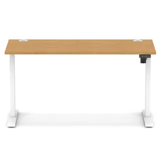 Air Lite Height Adjustable Slimline Desk With Cable Ports