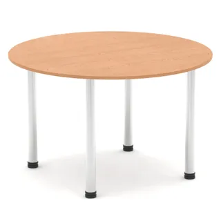 Impulse Round Table With Post Leg