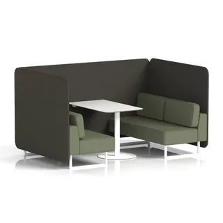 Brixworth Bench Booth in Two Tone