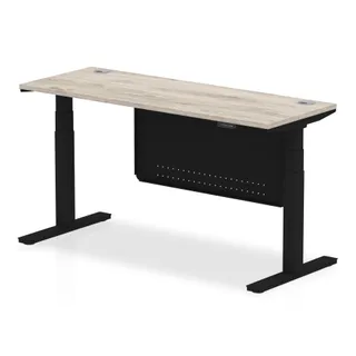 Air Height Adjustable Slimline Desk With Cable Ports