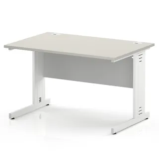 Impulse Straight Desk Cable Managed Leg