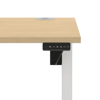 Air Lite Height Adjustable Desk With Cable Ports