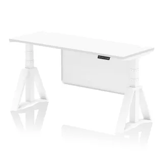 Air Height Adjustable Slimline Desk With Cable Ports