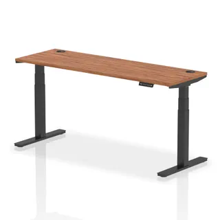 EE - Air Height Adjustable Slimline Desk With Cable Ports