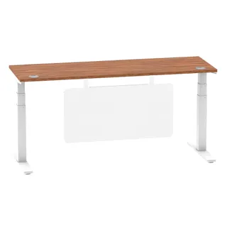 Air Height Adjustable Slimline Desk With Cable Ports