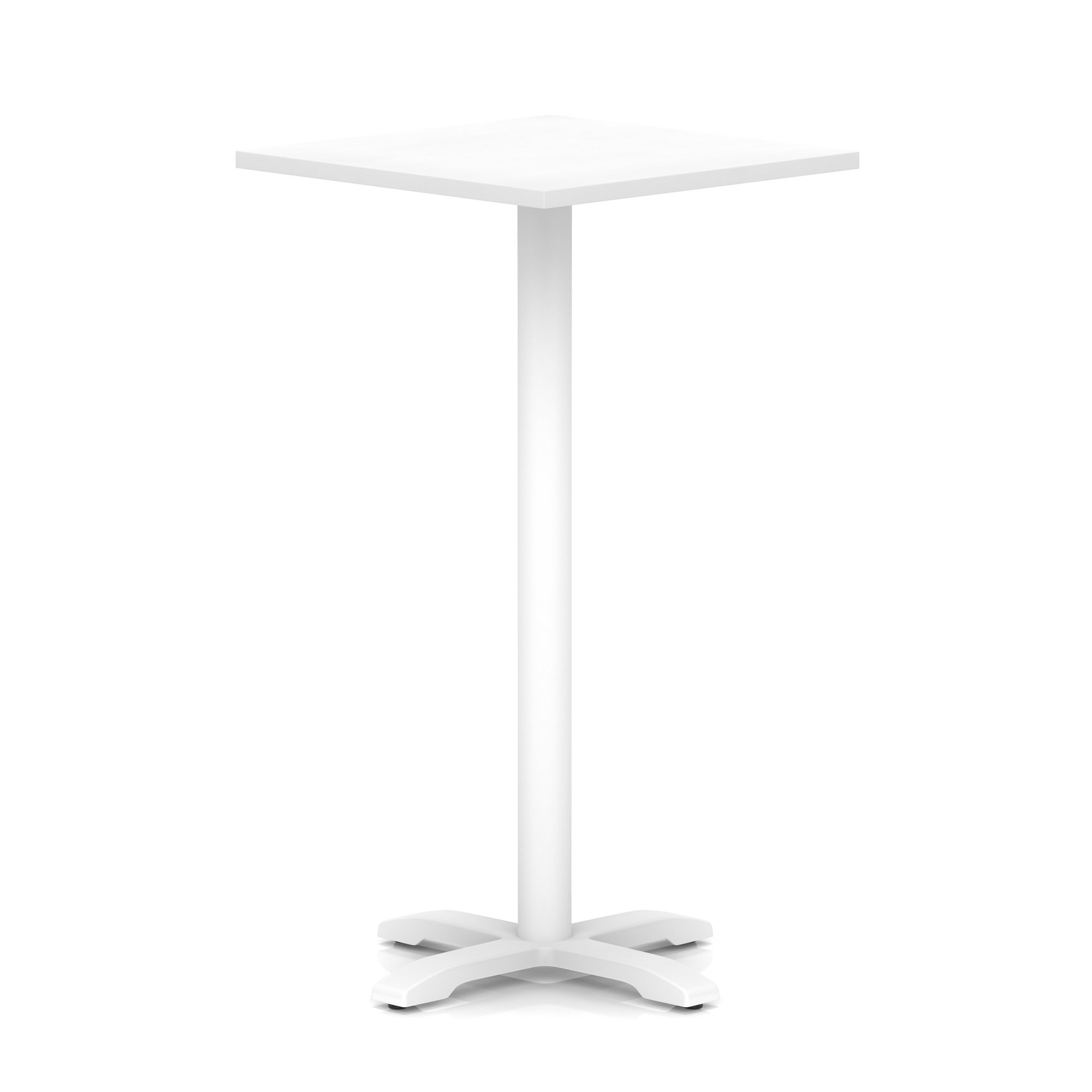Italia Square Poseur Table With Cross Base