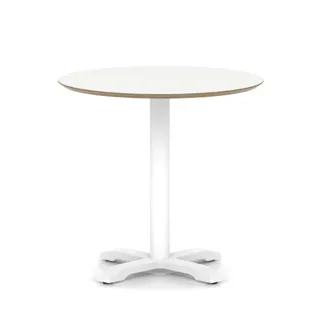 Brixworth Round Coffee Table With Cross Base