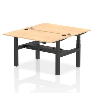 OE - Air Back-to-Back Height Adjustable Bench Desk - 2 Person