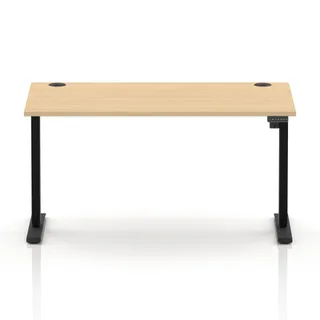 Air Lite Height Adjustable Desk With Cable Ports