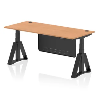 Air Height Adjustable Desk With Cable Ports