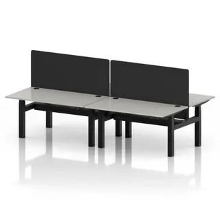 1400 / Dove Grey / Black Frame / With Black Straight Screen