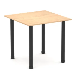 Impulse Square Table With Post Leg