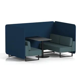 Brixworth Bench Booth in Two Tone