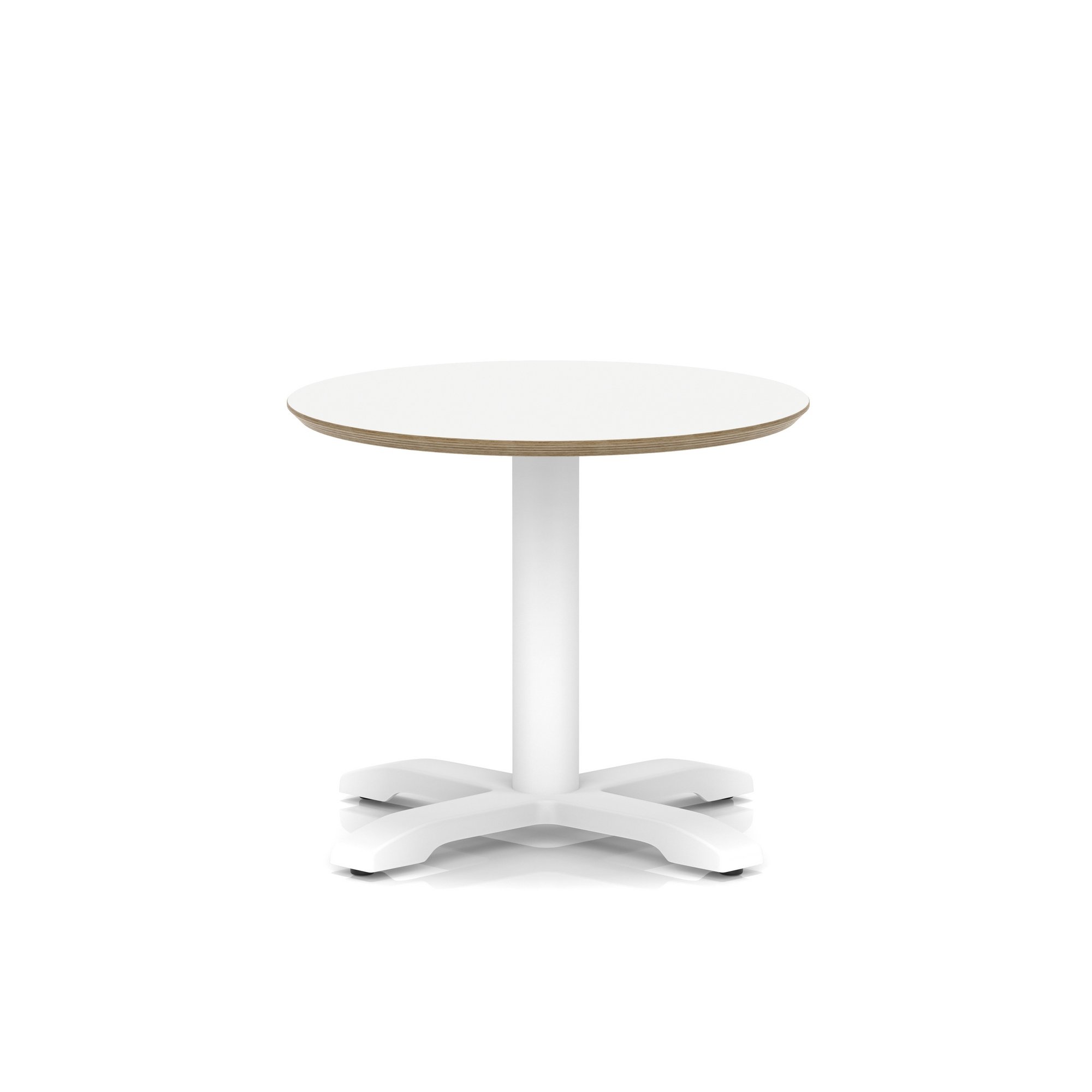 Brixworth Round Coffee Table With Cross Base