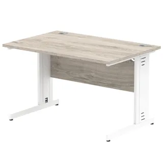 Impulse Straight Desk Cable Managed Leg