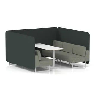 Brixworth Bench Booth in Two Tone