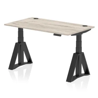 Air Height Adjustable Desk With Cable Ports